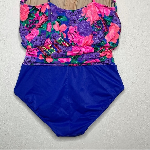 Vintage 80’s‎ Catalina Floral Paradise Swimsuit​ - Picture 7 of 10